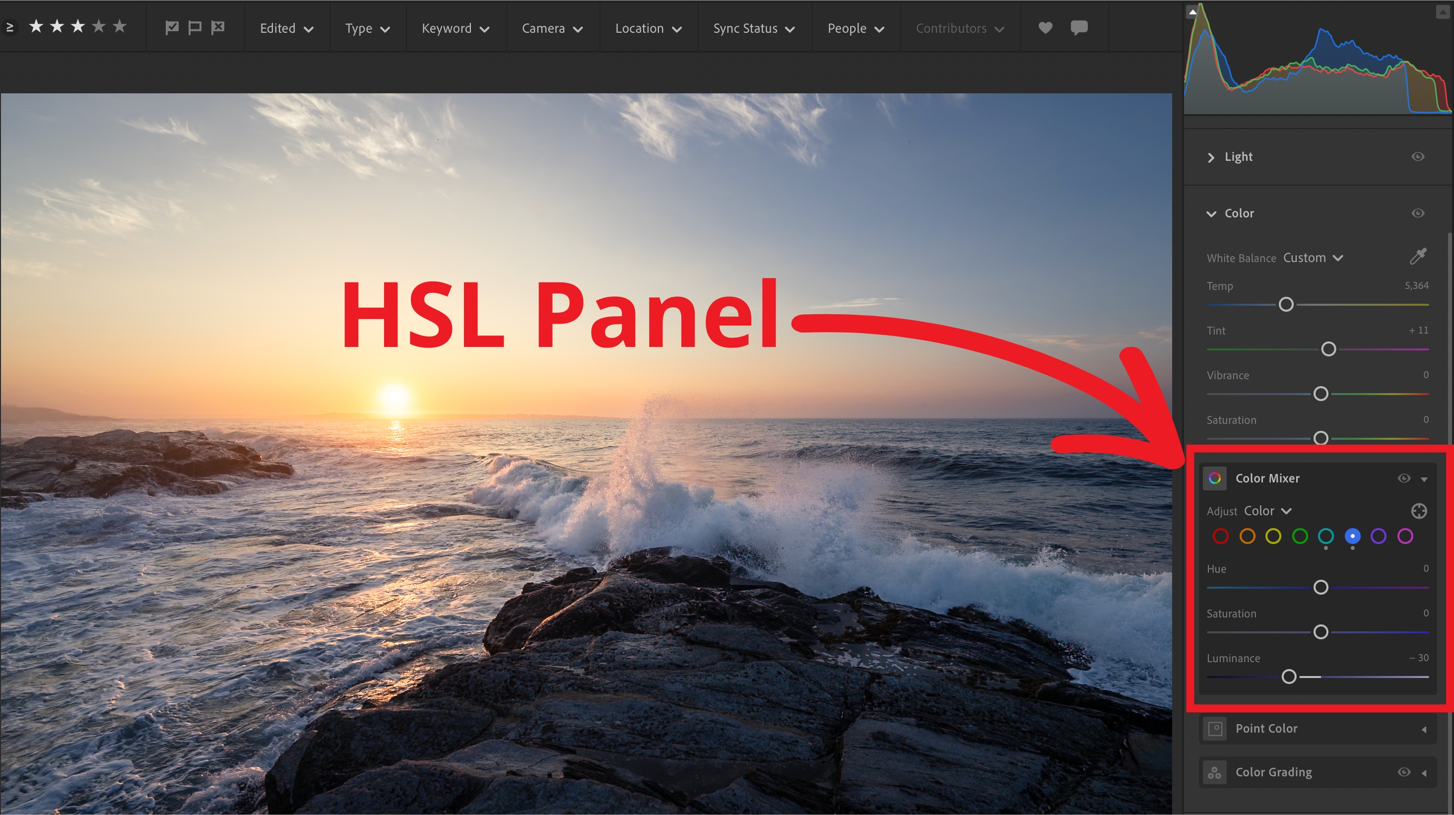 Lightroom HSL Panel